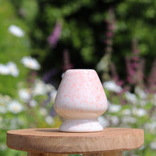 Load image into Gallery viewer, Handmade Chasentate Matcha Chasen Bamboo Whisk Holder - Wild Rose