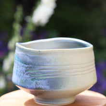 Load image into Gallery viewer, Handmade Matcha Bowl (Chawan) - Sunrise 日の出 Blue/ Yellow