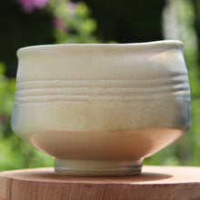 Load image into Gallery viewer, Handmade Matcha Bowl (Chawan) - Sunrise 日の出 Blue/ Yellow