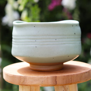 Handmade Matcha Bowl (Chawan) - Sei 生 Soft Pastel Green