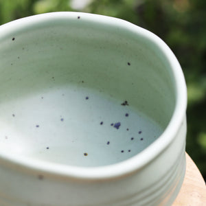 Handmade Matcha Bowl (Chawan) - Sei 生 Soft Pastel Green