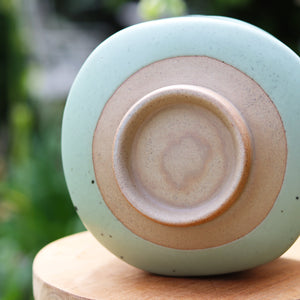 Handmade Matcha Bowl (Chawan) - Sei 生 Soft Pastel Green