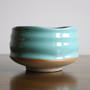 Handmade Matcha Bowl (Chawan) - Aozora 青空 Blue Sky