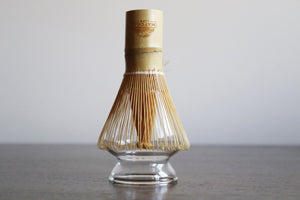 Handmade Chasentate Matcha Chasen Bamboo Whisk Holder - Crystal