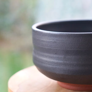 Handmade Matcha Chawan - Ukiyo Black